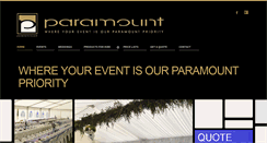 Desktop Screenshot of paramounthire.co.nz